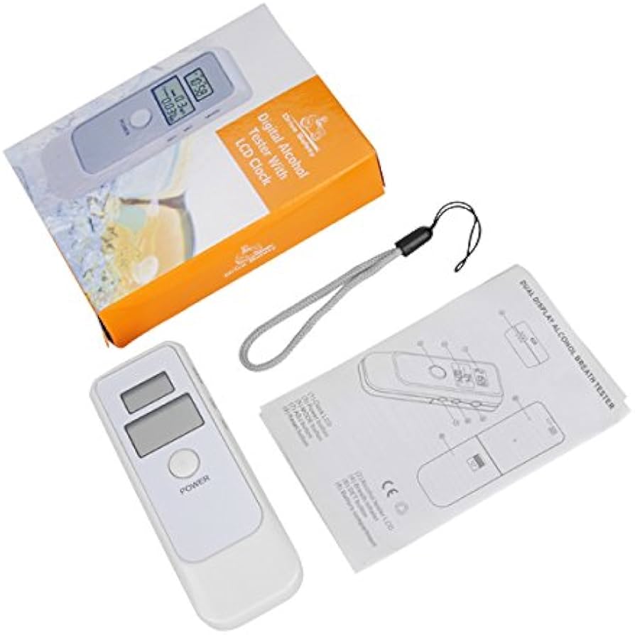 SafeCheck Digitalni Alkotester sa LCD Satom i Alarmom