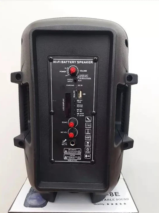 Q-8E Bluetooth Zvucnik 8 inch 50W karaoke