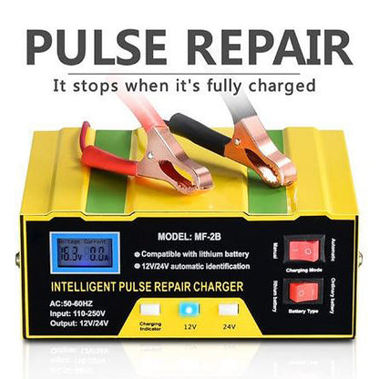 AutoPro Auto Punjač Akumulatora 12V/24V – Automatski Smart Charger