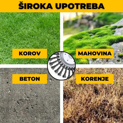 ProCut 6" Čelična Žičana Glava za Trimer – Za Travu i Korov